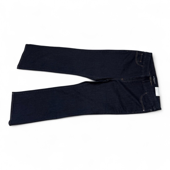 CHICOS Pull-On Boot-Cut Jeans US Size 20R (Chicos Size 4R) NWT Dark Blue - Picture 6 of 7